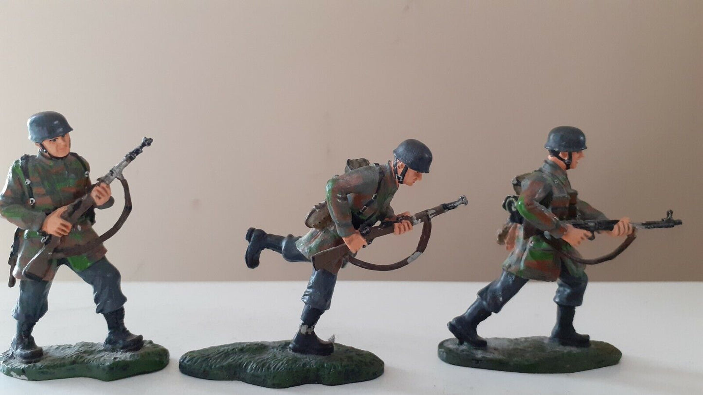 Britains 17458 ww2 d-day German paratroopers fallschirmjaeger boxed 2003