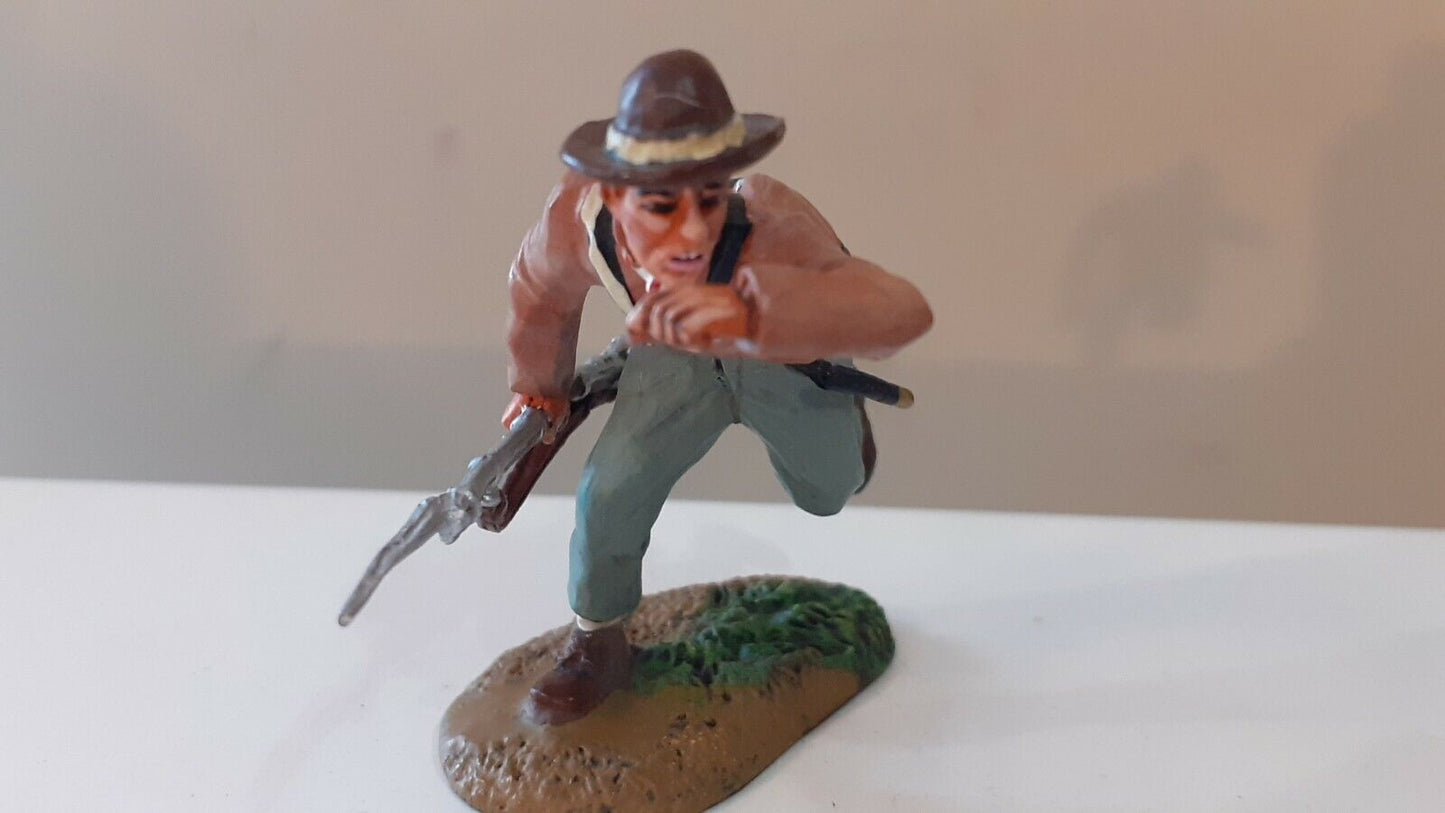 Conte Britains acw confederate artillery gunner alamo 17239 1:32 metal no box w5