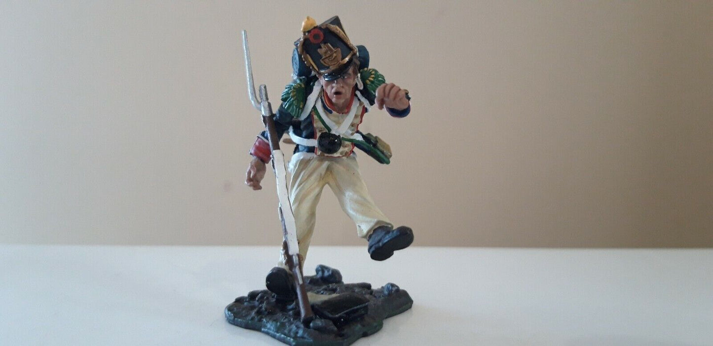 Collectors showcase french guards Waterloo hougoumont Napoleonic cs00373