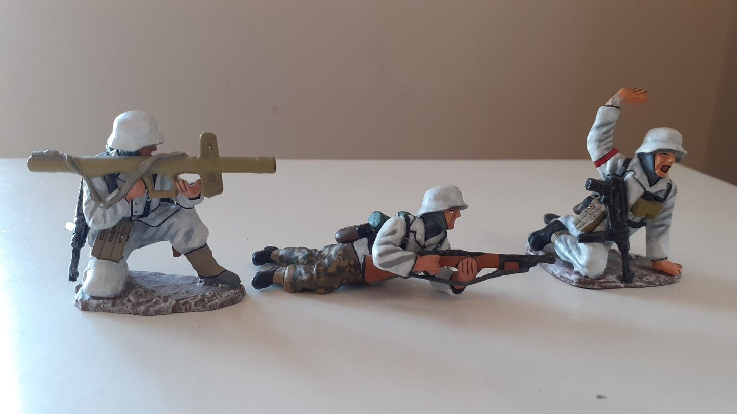 King and country ww2 german ambush team boxed 1:30 ws011 ws11 rare winter wdb