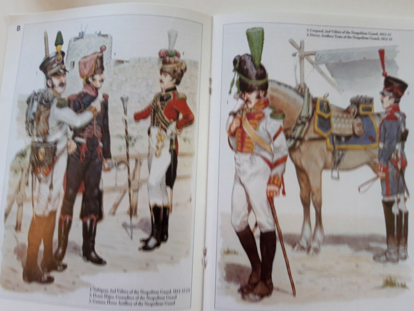 Del prado napoleon at war 61 waterloo 1:30 Neapolitan guard mib book