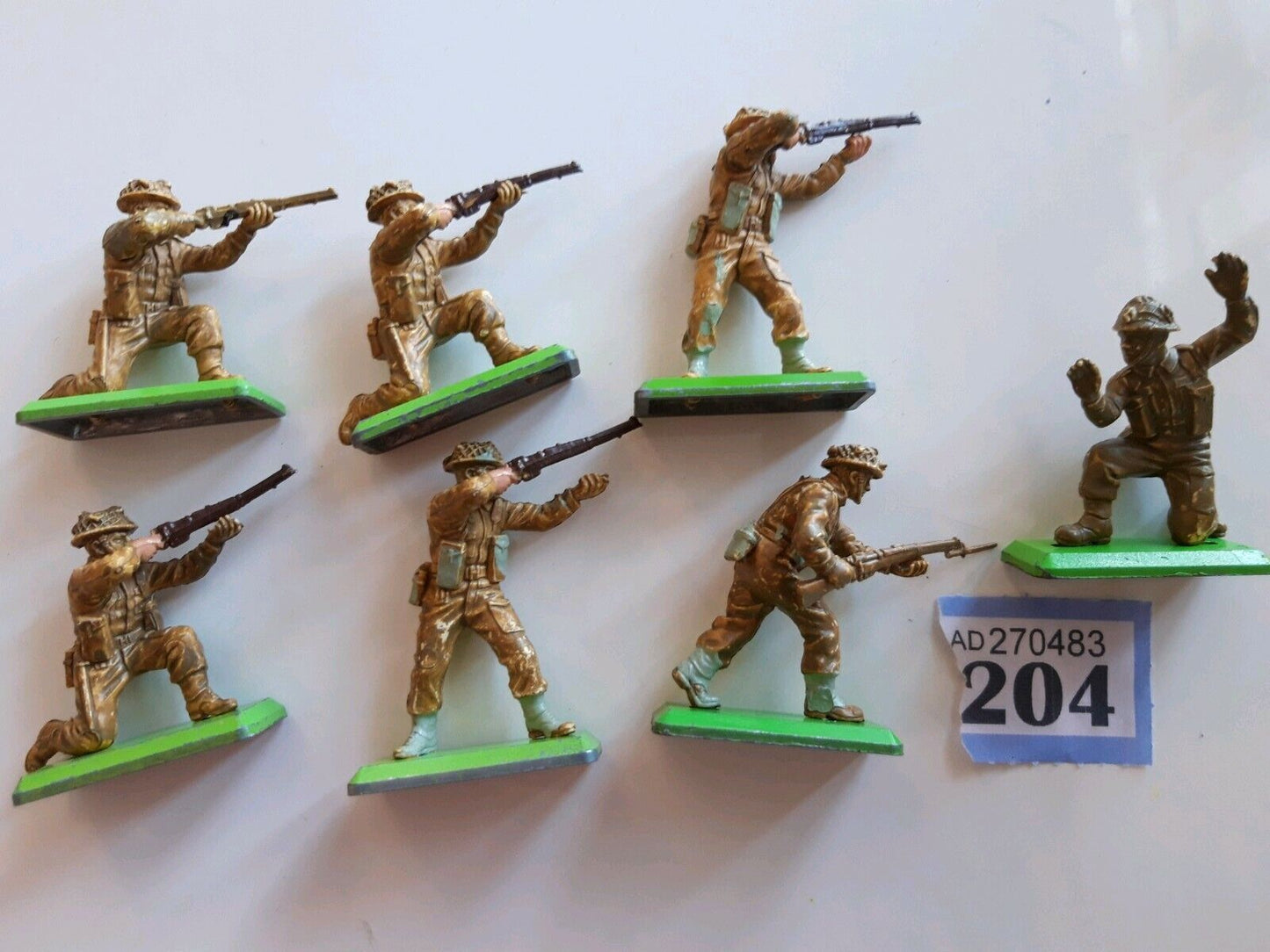 Britains deetail ww2 british army infantry first issue 1970s 1:32