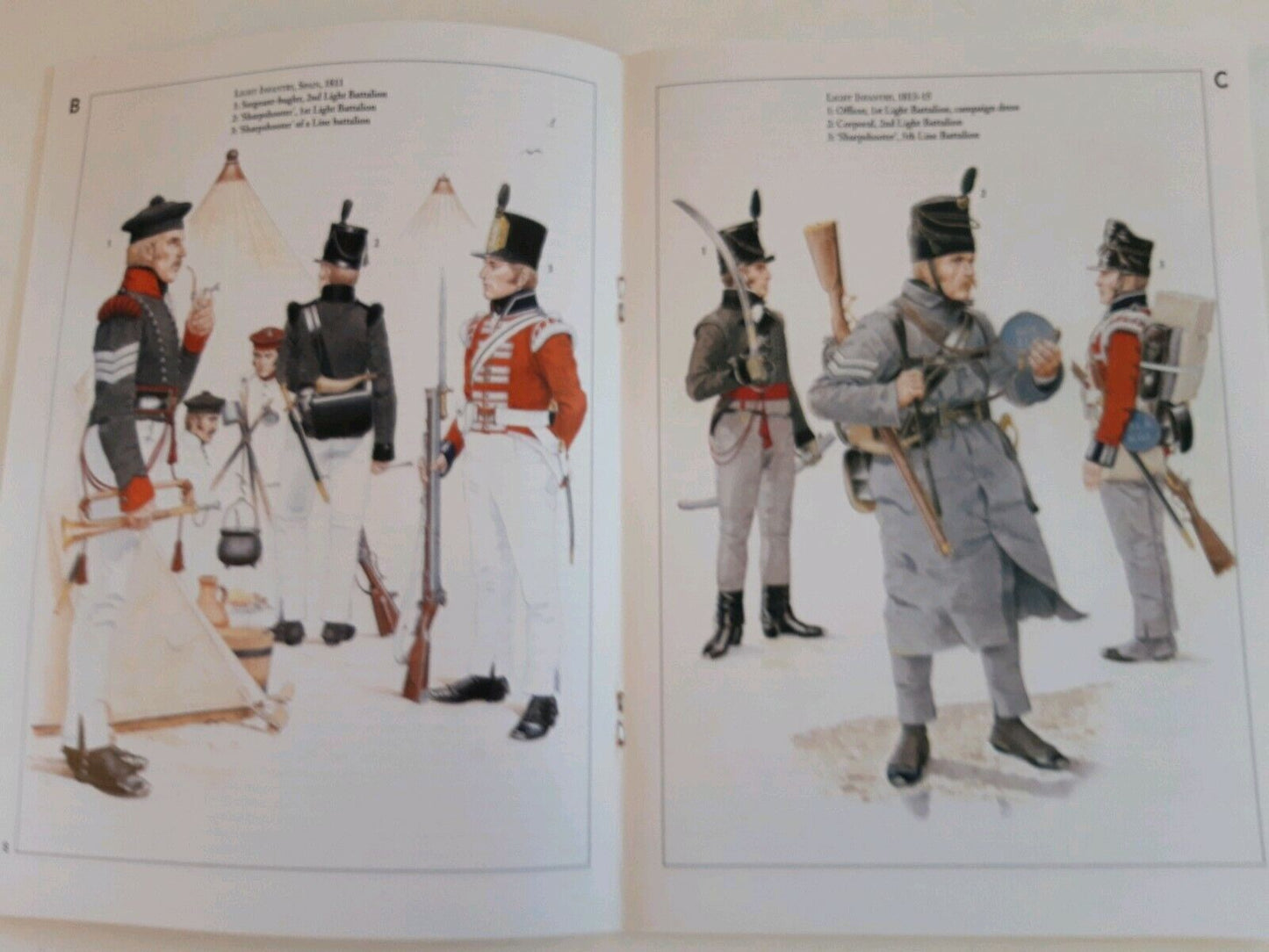 Del prado napoleon at war 38 waterloo 1:30 german hussars mib book