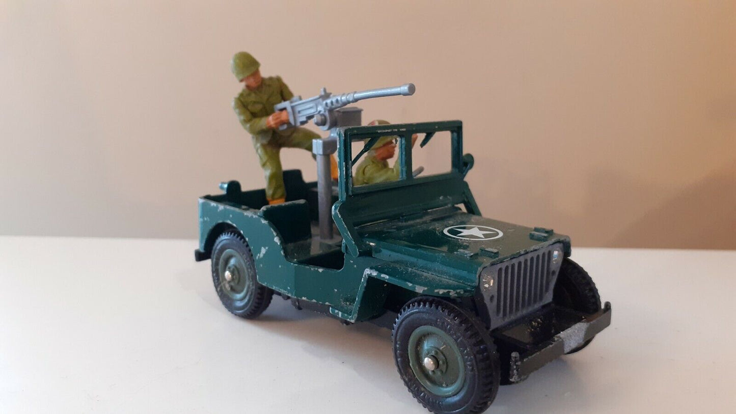Britains deetail ww2 us American willys jeep usmc 1970s 1:32 b2