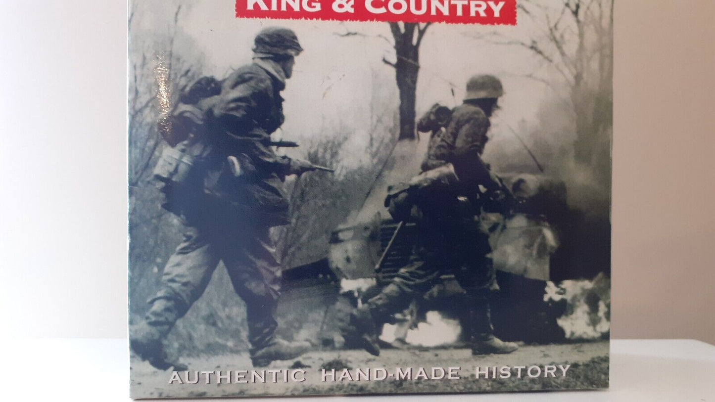 King and country ww2 german fallschirmjager paras mg34 box 1:30 fj01-07