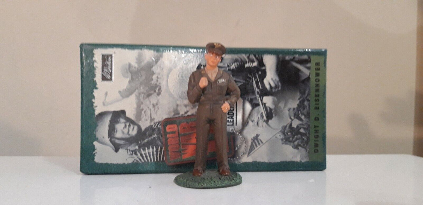 Britains ww2 ww1 00284 general Dwight Eisenhower metal 1:32 d-day