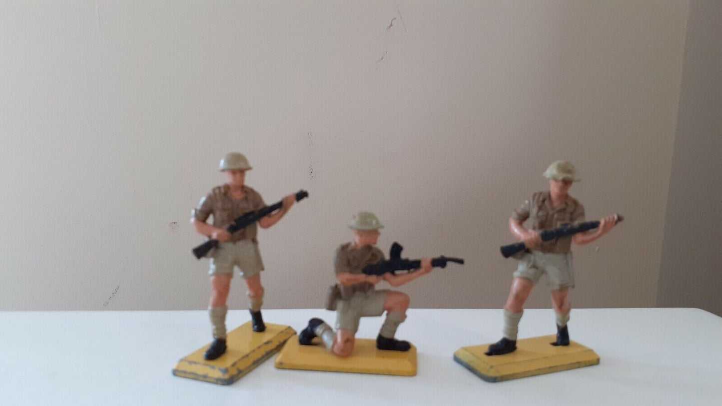 Britains deetail ww2 British 8th eighth army 1970s bulk lot 1:32 b1