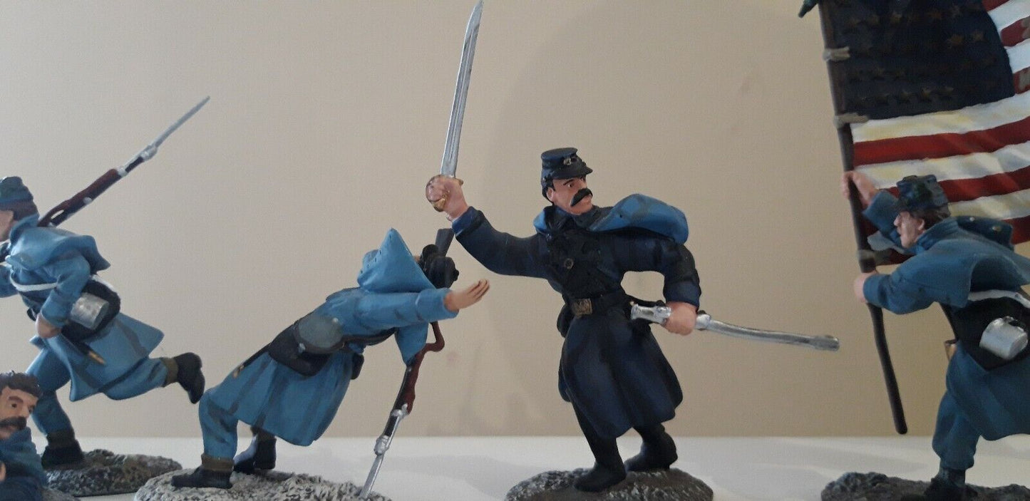 Britains 17017 acw union infantry clear the way irish brigade boxed 1:32
