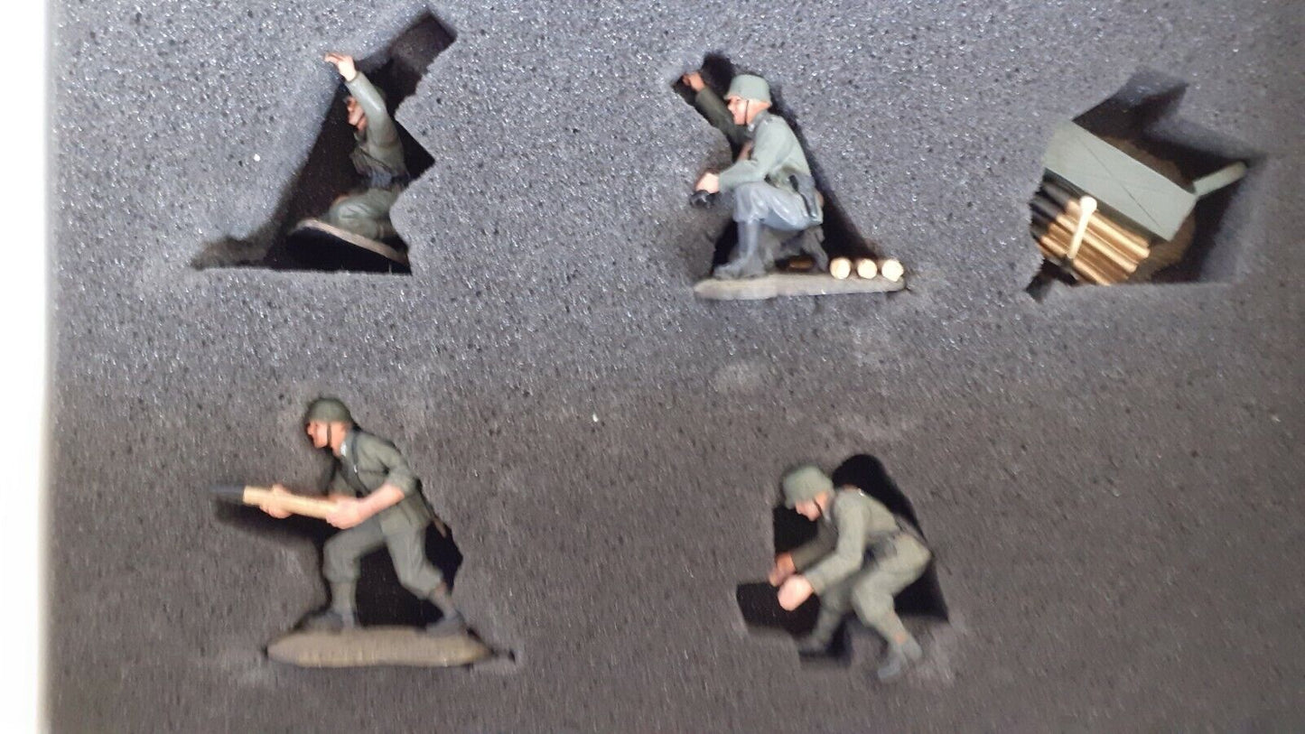Britains 17452 ww2 german pak40 gun crew boxed d-day artillery 2003