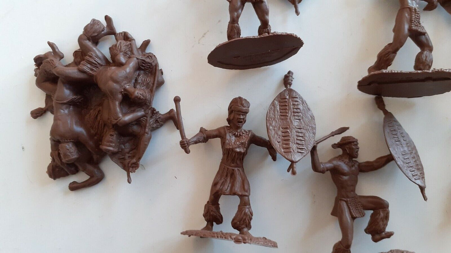 conte plastic zulu wars 24th foot British infantry rorkes zulus drift 1:32 b6
