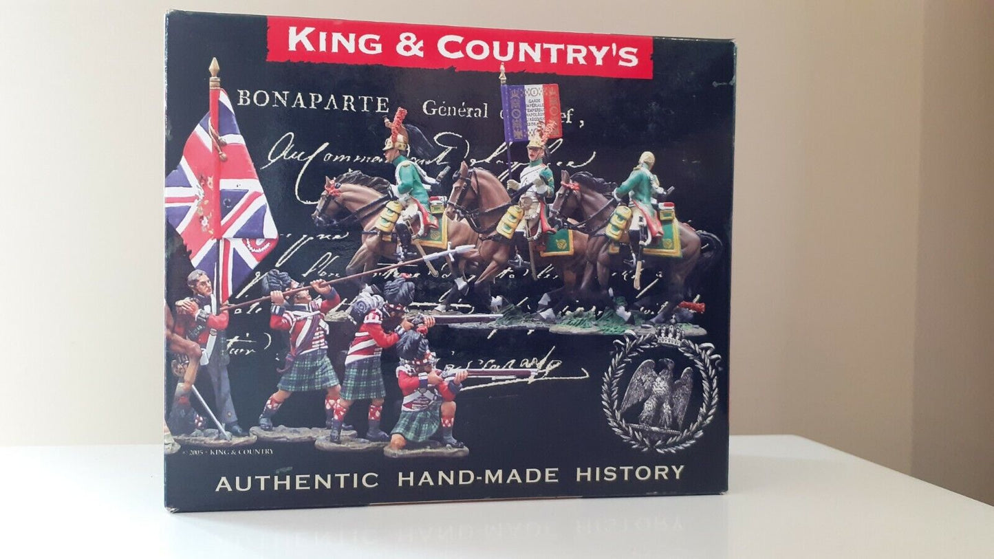 King and country french dragoon Napoleonic boxed 1:30 wrdb na39 na039