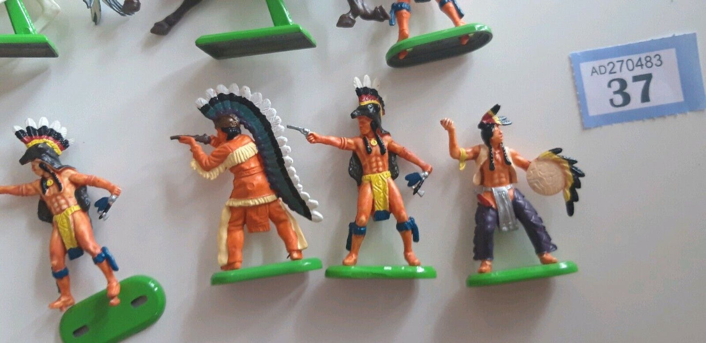 Britains deetail acw wild west cowboys 1970s 1:32 b3