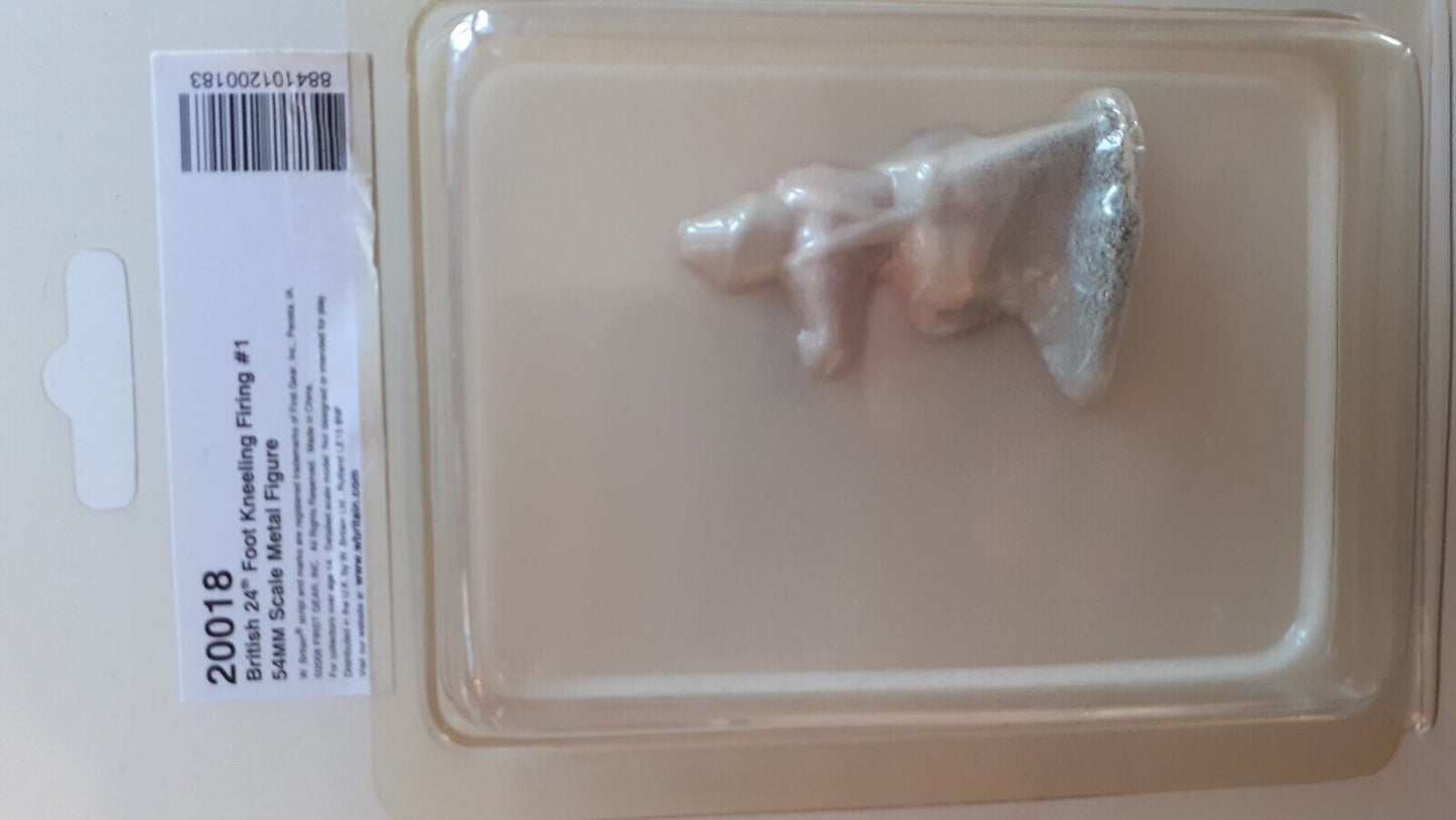 Britains 20018 Zulu wars british 24th foot 1:32 metal boxed b7