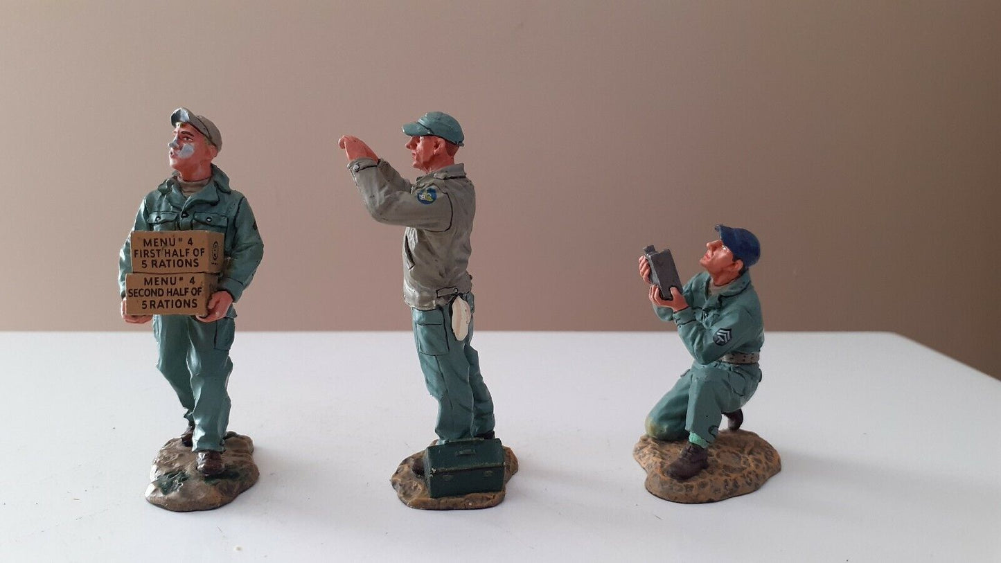 King and country ww2 usaaf fighter us air force mechanics boxed 1:30 af06