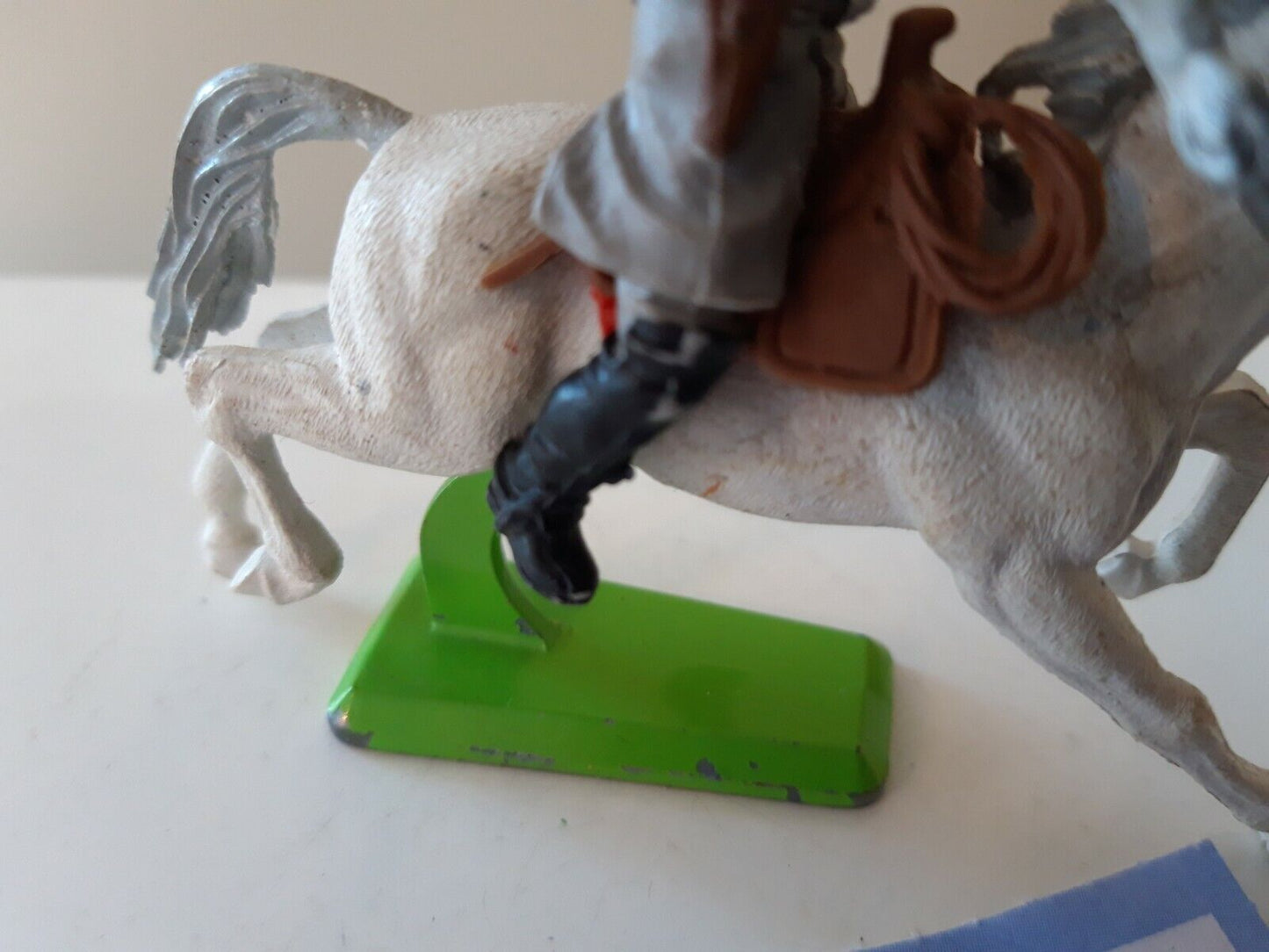 Britains deetail acw confederate cavalry first issue coffin base 1970s 1:32