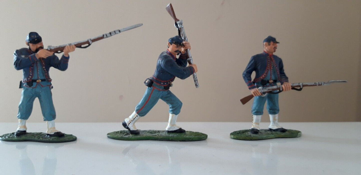 Britains 17241 acw union 72nd Pennsylvania zouaves infantry boxed 1:32