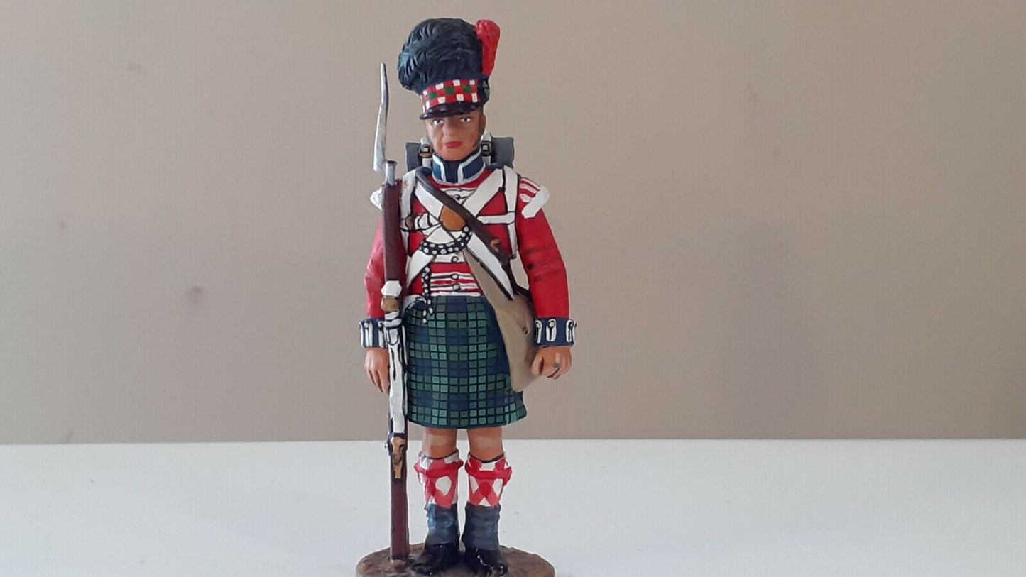 King and country Waterloo black watch 42nd Highland boxed 1:30 na36 bb4