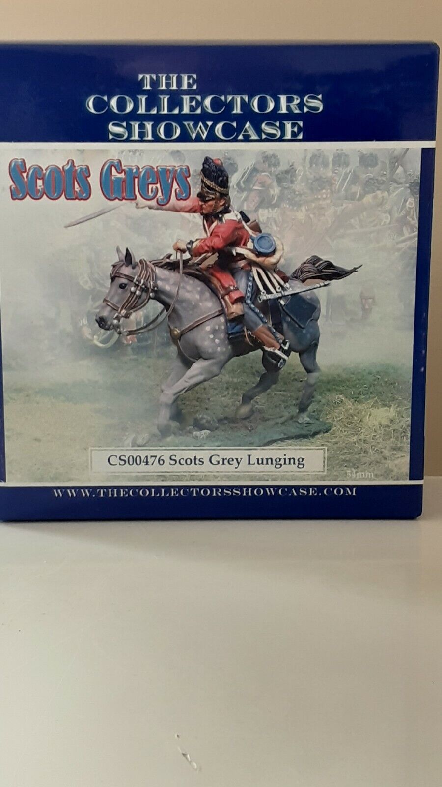 The collectors showcase waterloo napoleonic British cs00476 Scots greys 1:30 metal