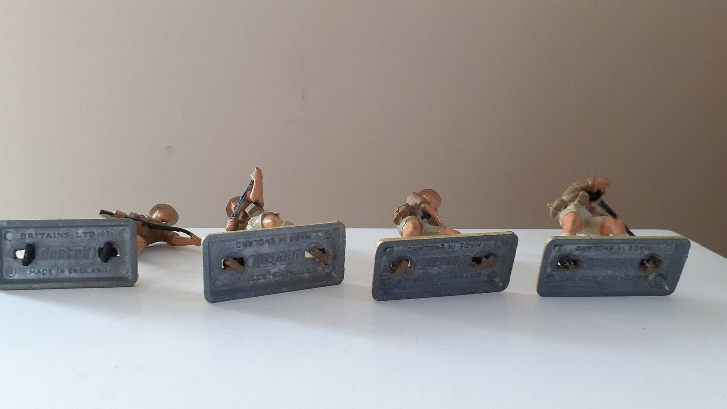 Britains deetail ww2 British 8th army bulk lot 1970s 1:32 b3