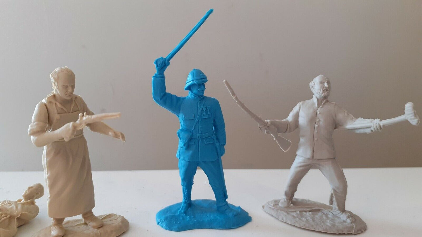 conte plastic zulu wars 24th foot British infantry rorkes drift 1:32 2000 b6
