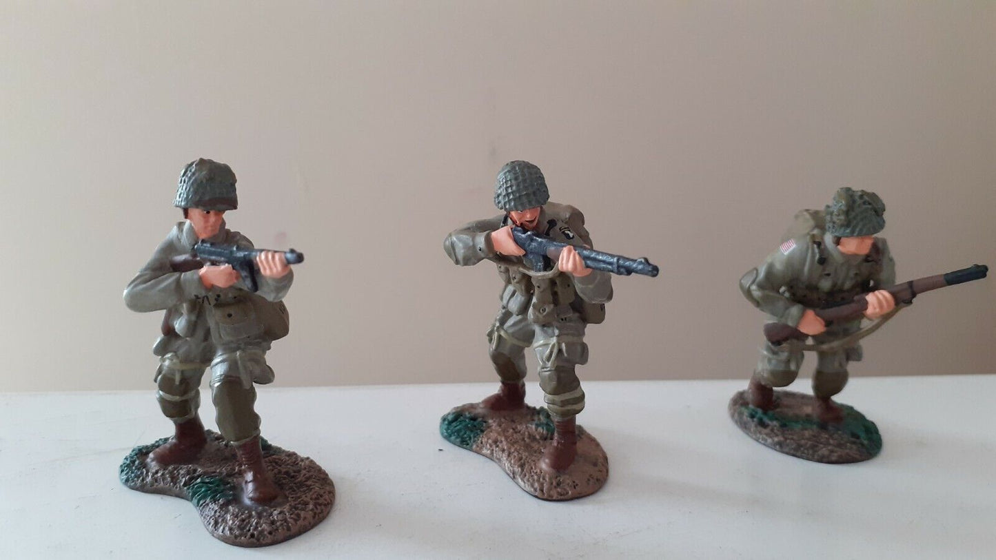 Britains 17140 ww2 d-day us 101st airborne paratroopers paras 1:32