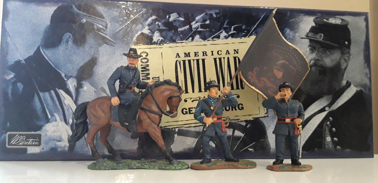 Britains 17223 acw union Gettysburg command set boxed 1:32