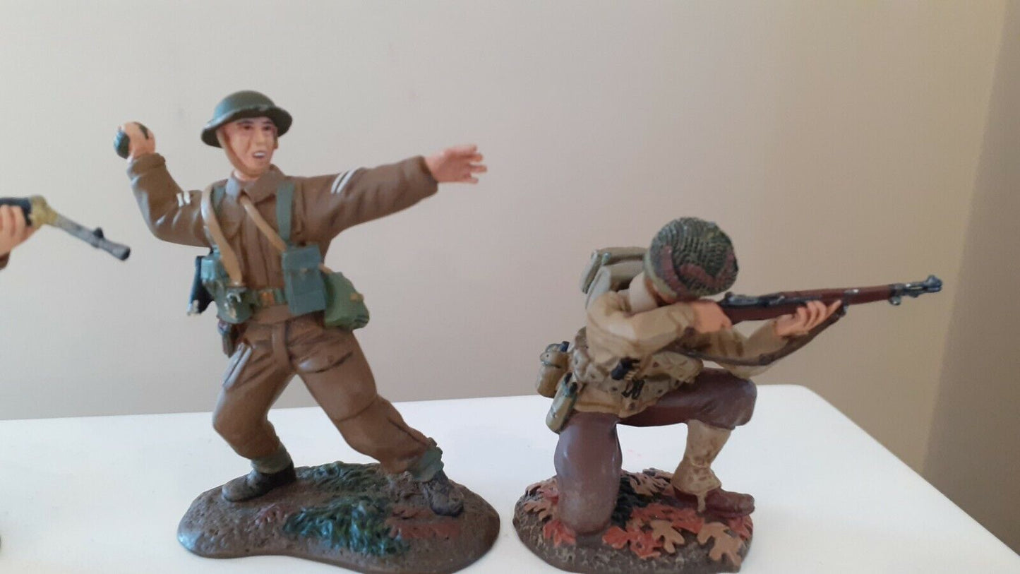 Britains ww2 british Canadian infantry paras Normandy d-day 1:32