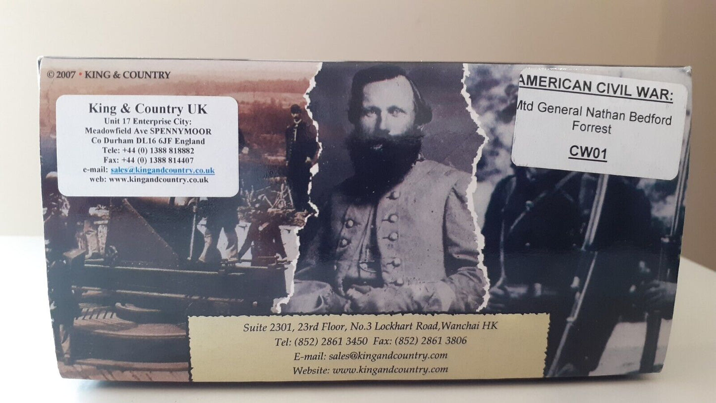 King and country acw confederate general Nathan forrest boxed 1:30 cw01 s3