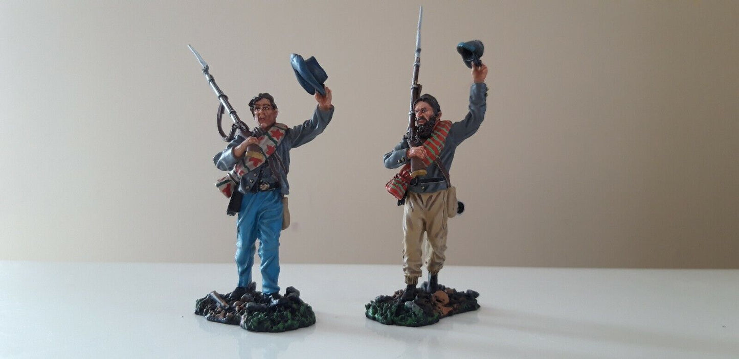 The collectors showcase acw cs00536 Confederate infantry 1:30 metal