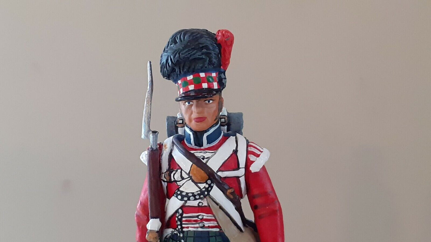King and country Waterloo black watch 42nd Highland boxed 1:30 na36 bb4