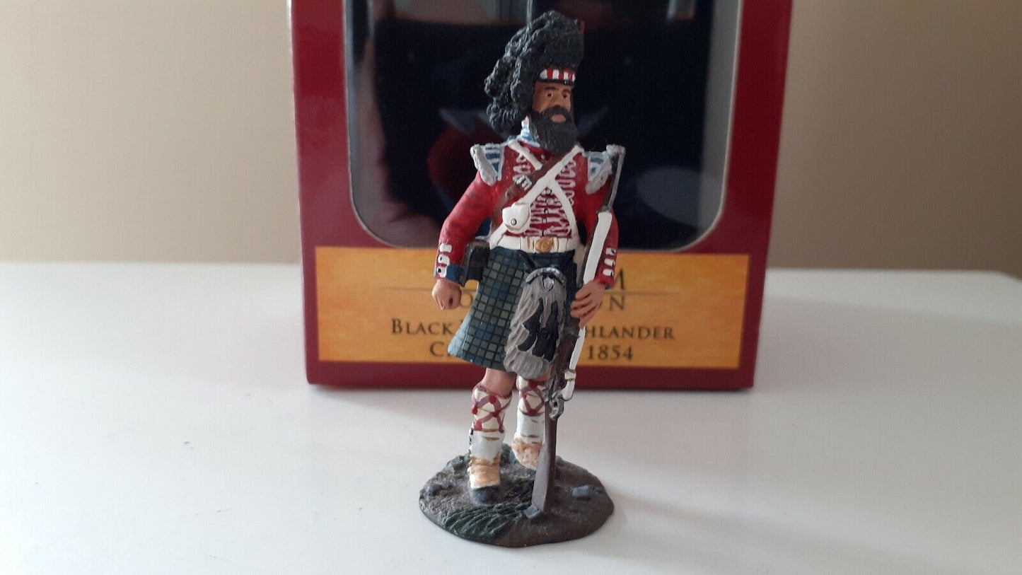 Britains 10001 museum collection black crimean war Highlander metal boxed