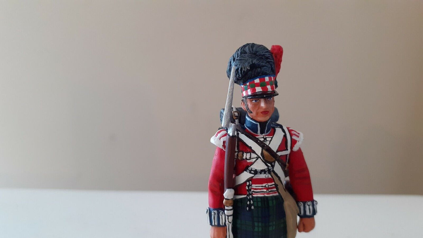 King and country Waterloo black watch 42nd Highland boxed 1:30 na36 bb1