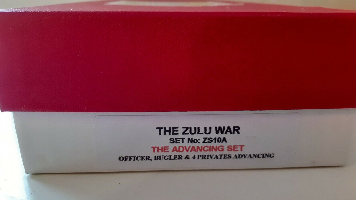 early trophy miniatures 1991 zulu war 24th foot zs10a 1:32 metal boxed