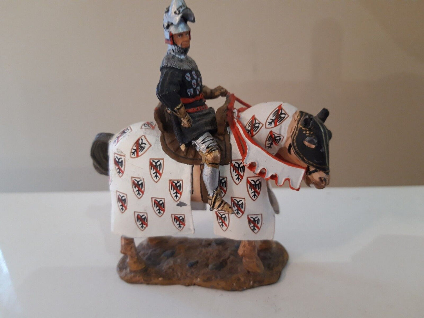 Del prado medieval warriors french knight guesclin14th cent. 1:30 cavalry