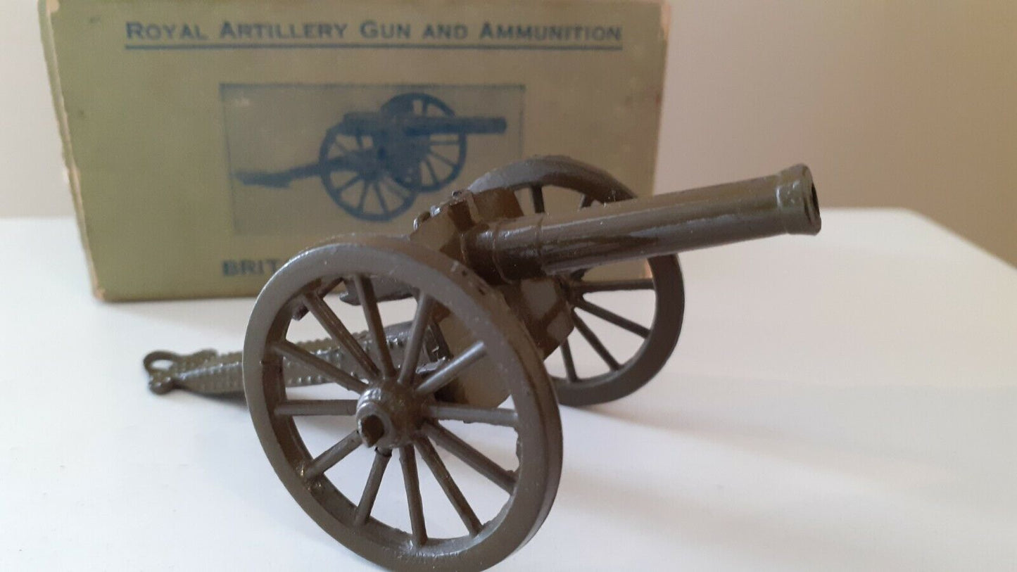 Britains 1263 royal artillery gun leaflet Sutherland road e17