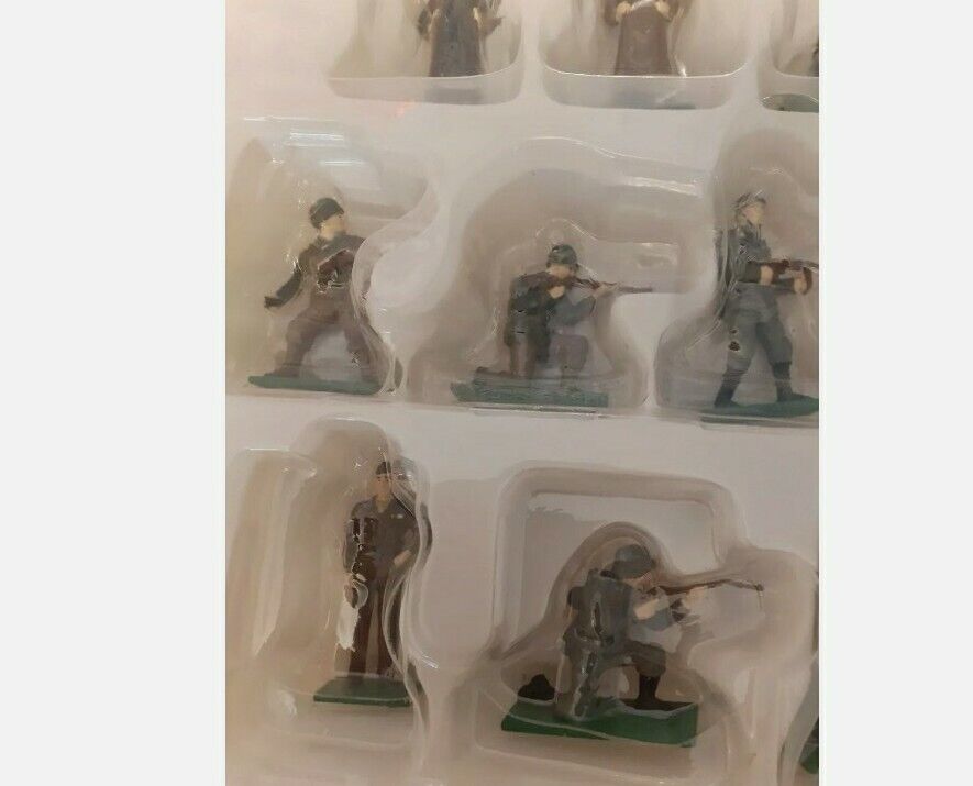 Blue box ww2 commanders rommel patton Eisenhower Montgomery metal 54mm