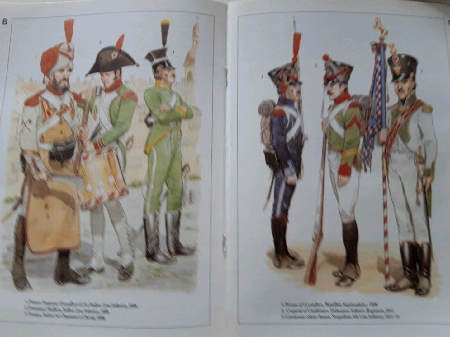Del prado napoleon at war 25 waterloo 1:30 Italian guard book
