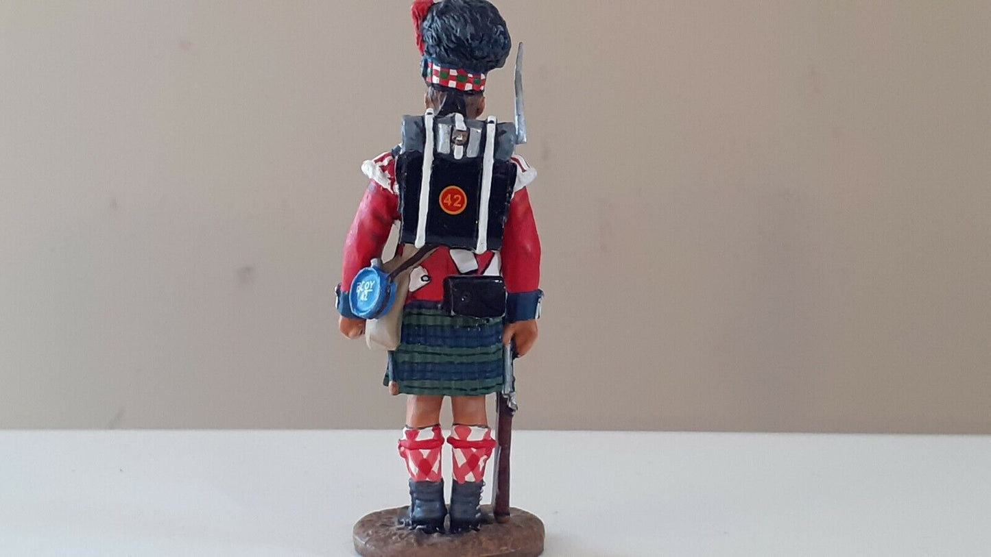 King and country Waterloo black watch 42nd Highland boxed 1:30 na36 bb4