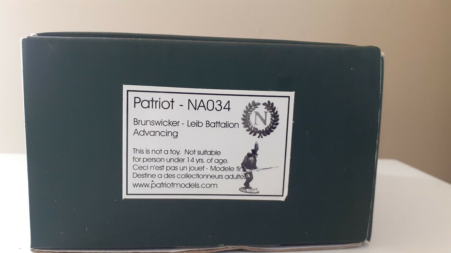 Patriot king and country Waterloo Napoleonic Brunswick leib box 1:30 na034