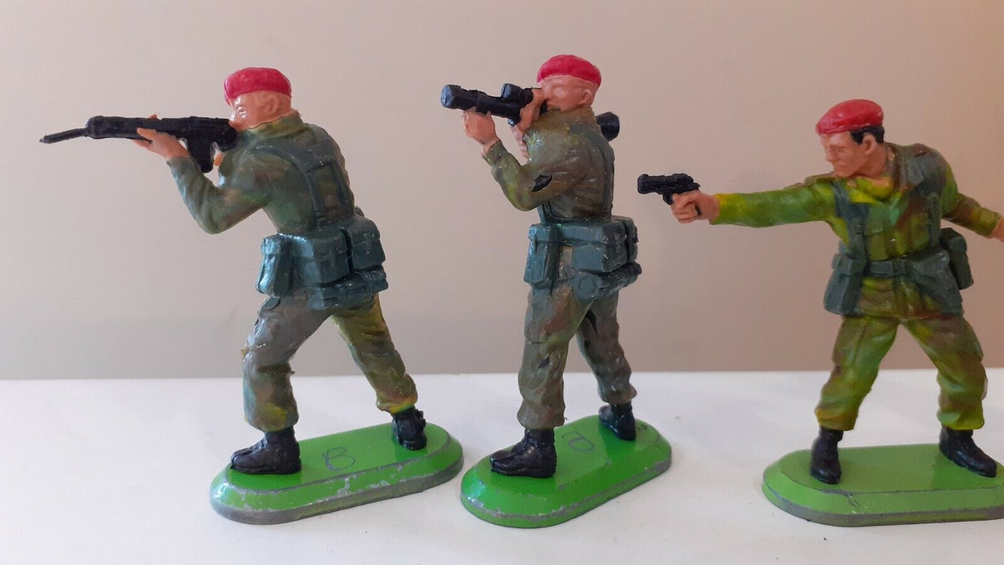 Britains deetail ww2 paras paratroopers 1970s 1:32 b2