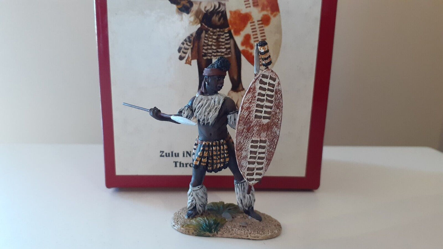 Britains 20002 Zulu wars mbonambi 2008 1:32 metal boxed b7 feather missing