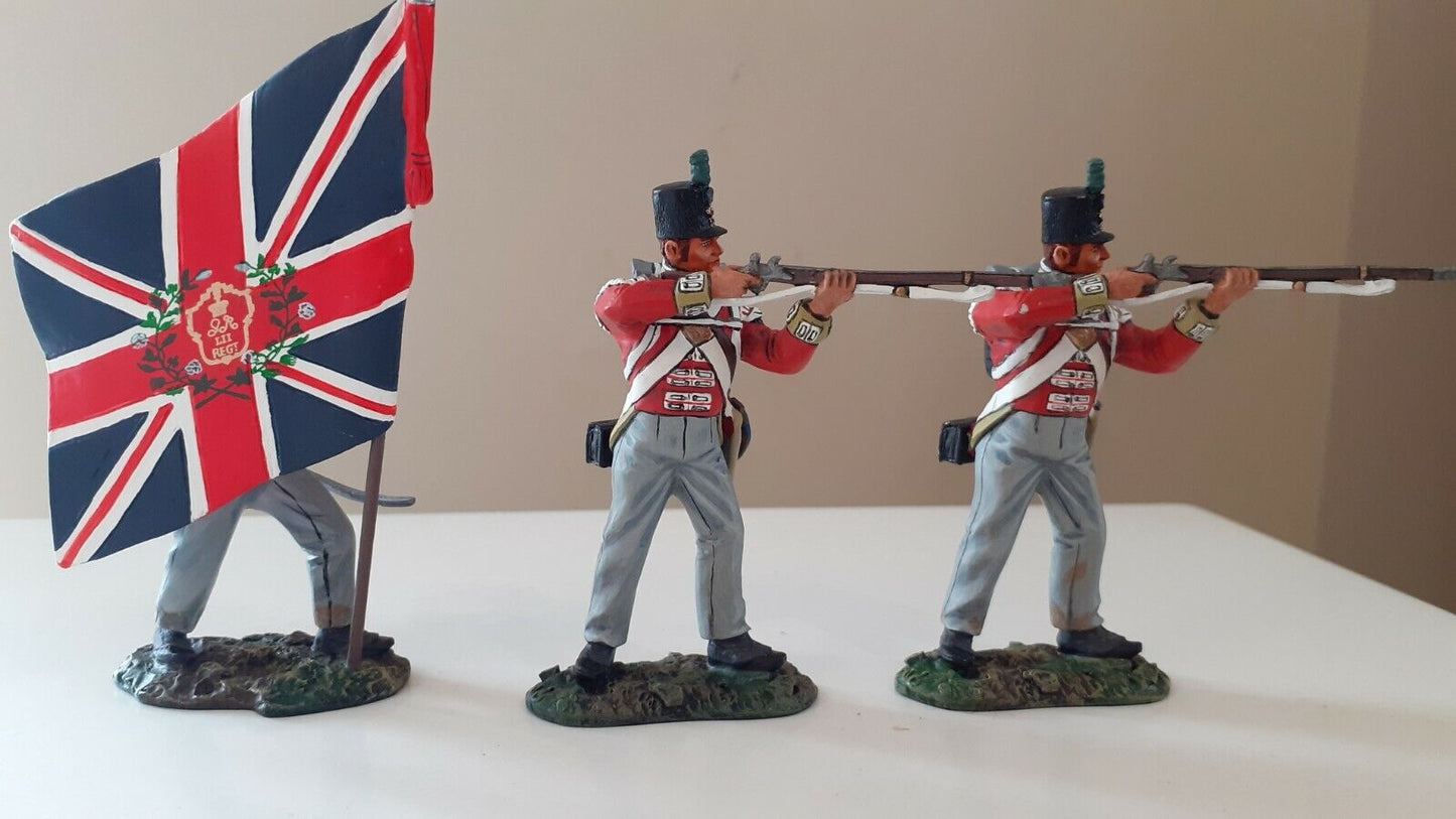 Patriot models Waterloo Napoleonic 52nd regt foot 6 figs 1:30
