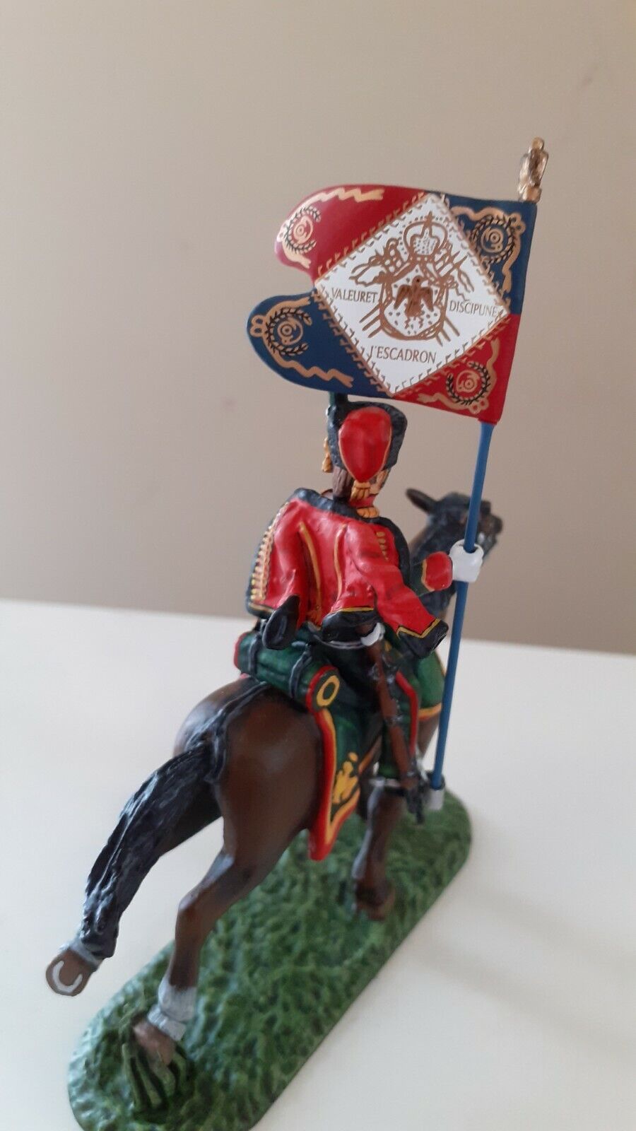 Frontline connoisseur range waterloo Napoleonic french chasseur flag cdc.12 1:32