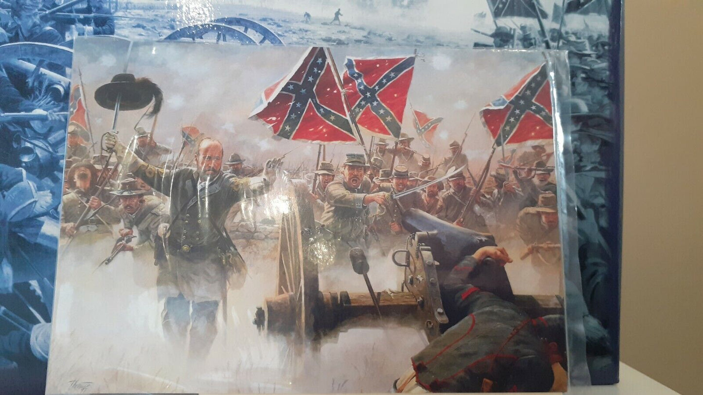 Britains 17244 acw forward with the colours artillery 2001 boxed 1:32