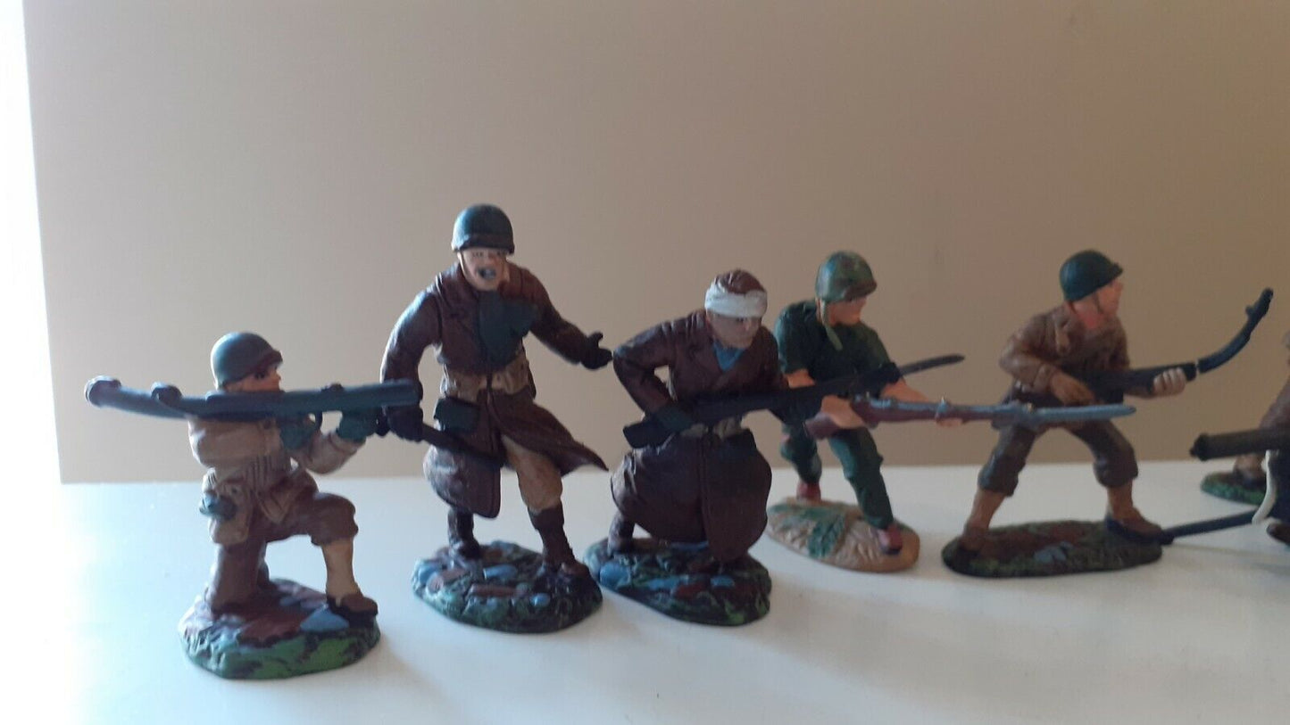 Tssd ww2 us infantry marines painted plastic bt