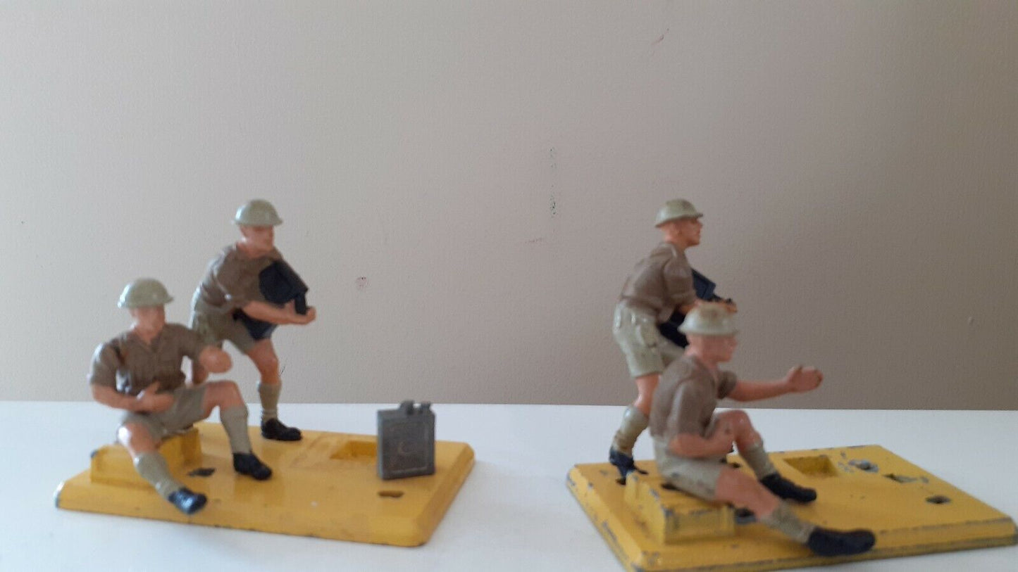 Britains deetail ww2 British 8th eighth army 1970s bulk lot 1:32 b1