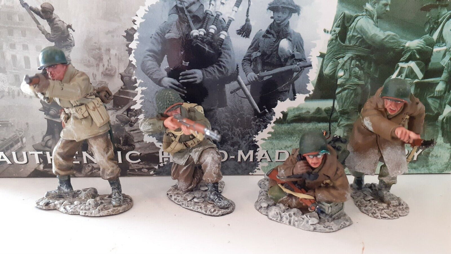 King and country Ww2 us army d-day bastogne bulge boxed bba01 1:30