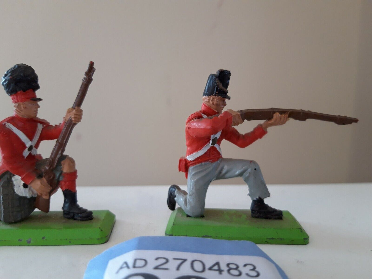 Britains deetail waterloo british infantry 1970s 1:32