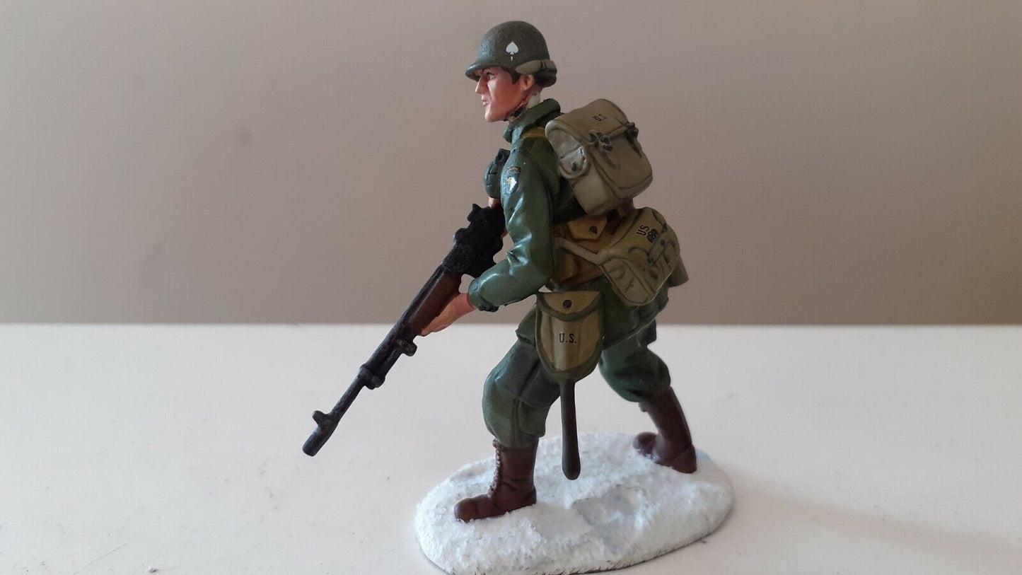 Britains 25043 ww2 us 101st airborne paratroopers 1:32 winter metal boxed b6