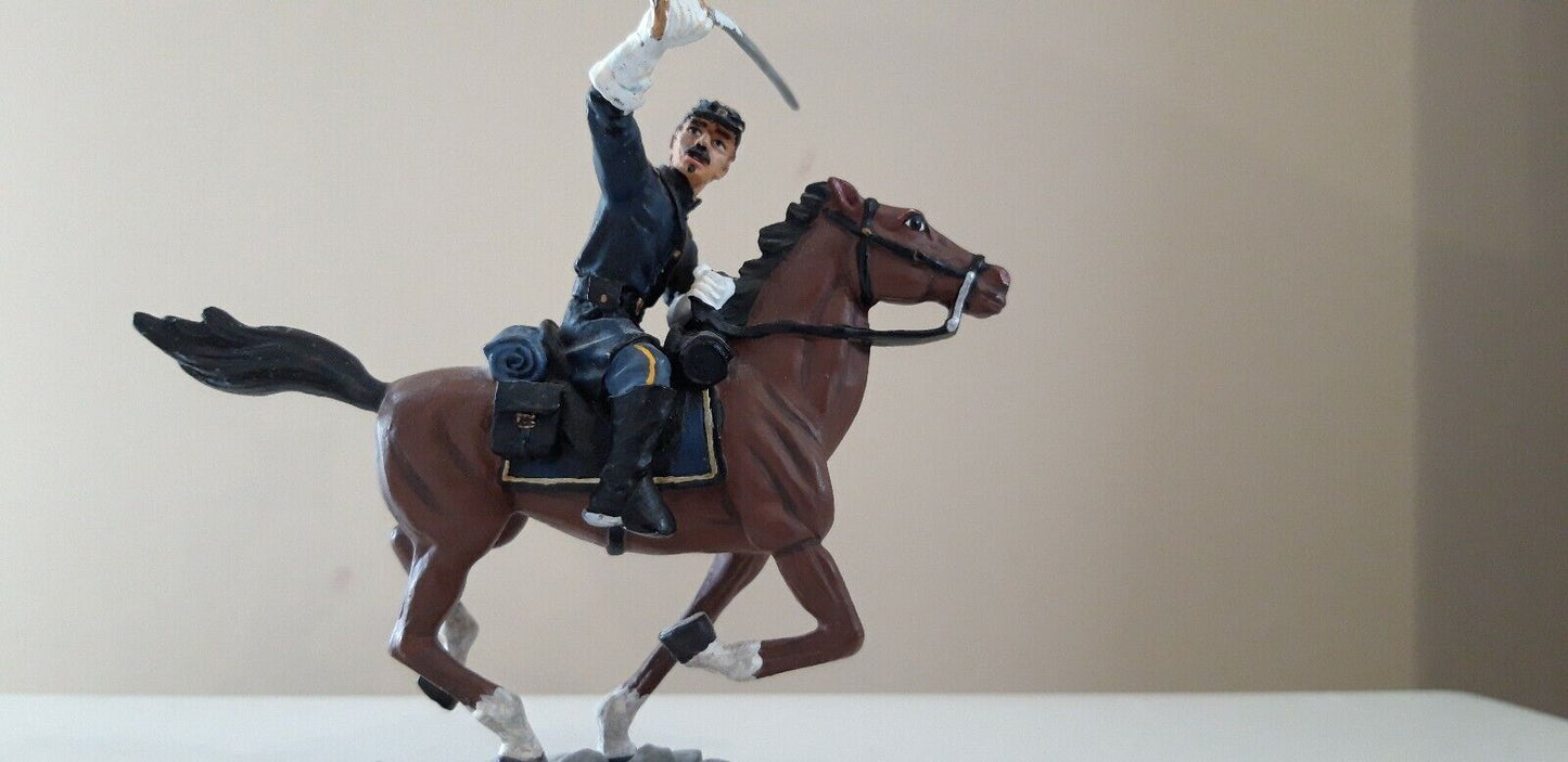 Britains 17371 acw union cavalry captain guidon boxed